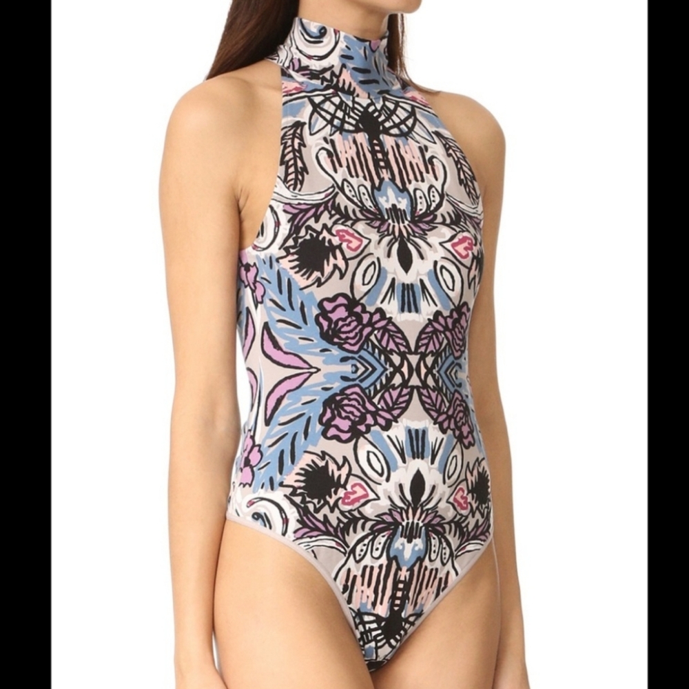 Fp Intimately Medium Multicolor Patterned Halter … - image 1